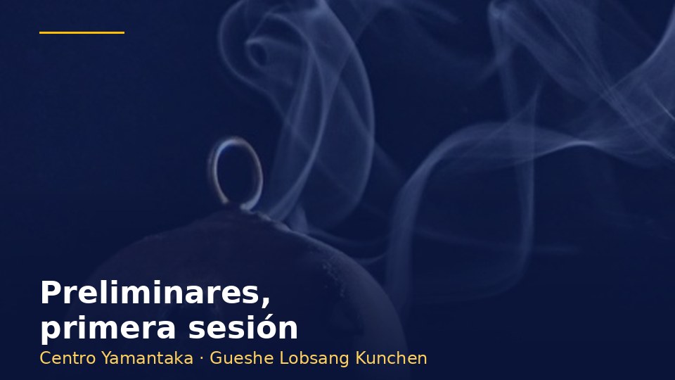Miniatura: Preliminares, primera sesión